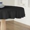 Modern Polyester Poplin Serged Edge Round Tablecloth 51in Overlay